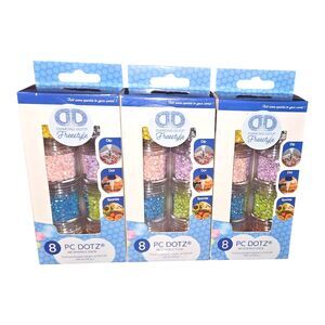 3X Diamond Dotz Freestyle AB SPARKLE PACK 8 COUNT NEW